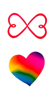 Rainbow Heart and Infinite Love