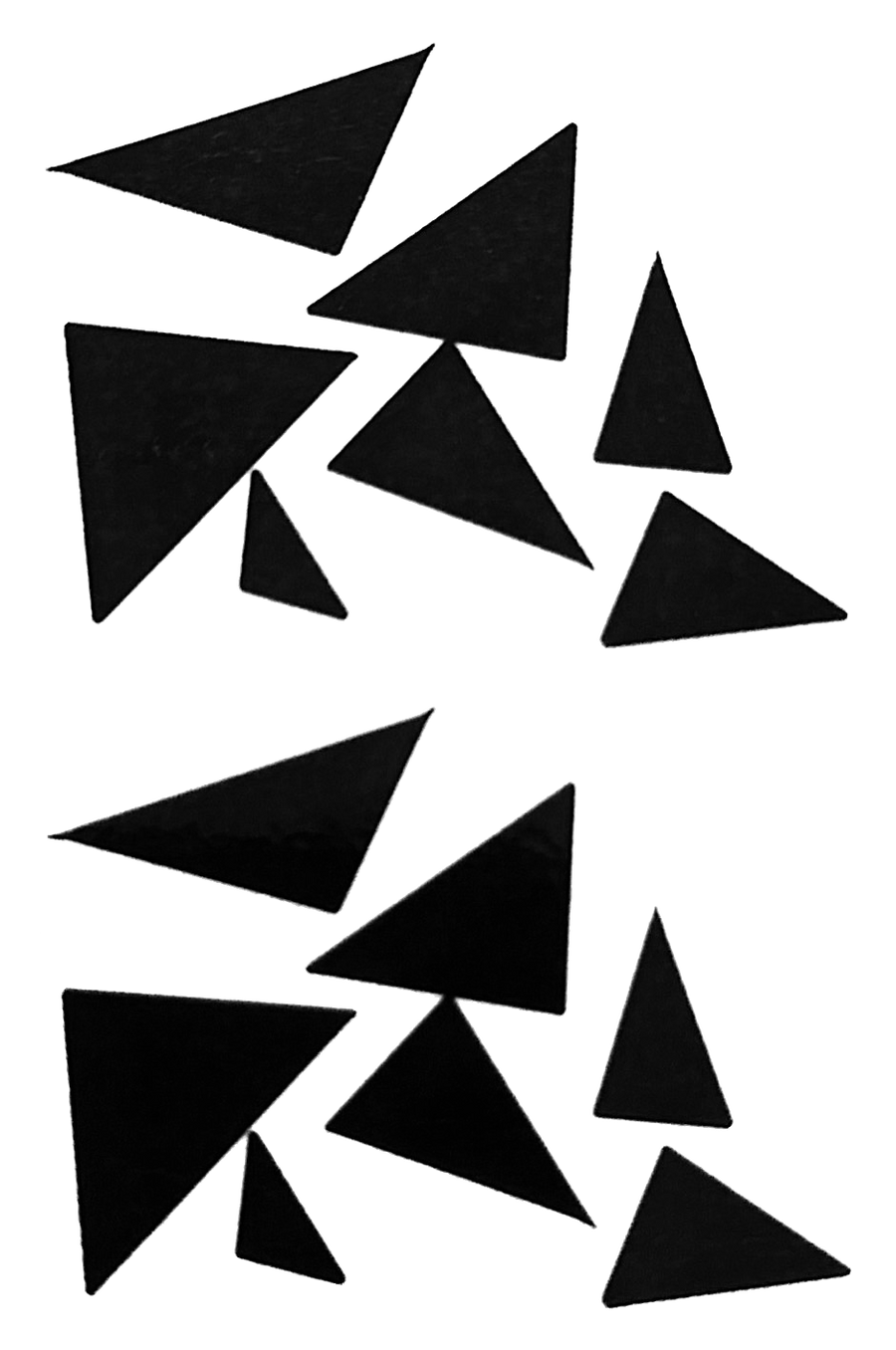 Rain of Black Triangles