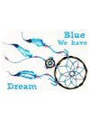 Blue Dreamcatcher - Tatouage Ephémère - Tattoo Forest