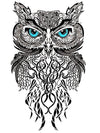 Blue Eyes Owl - Tattoo Forest
