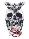 Butterfly, Skull & Rose - Tattoo Forest