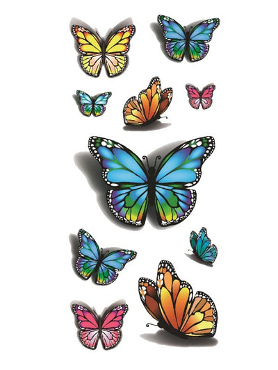 Colorful Butterflies 2 - Tattoo Forest