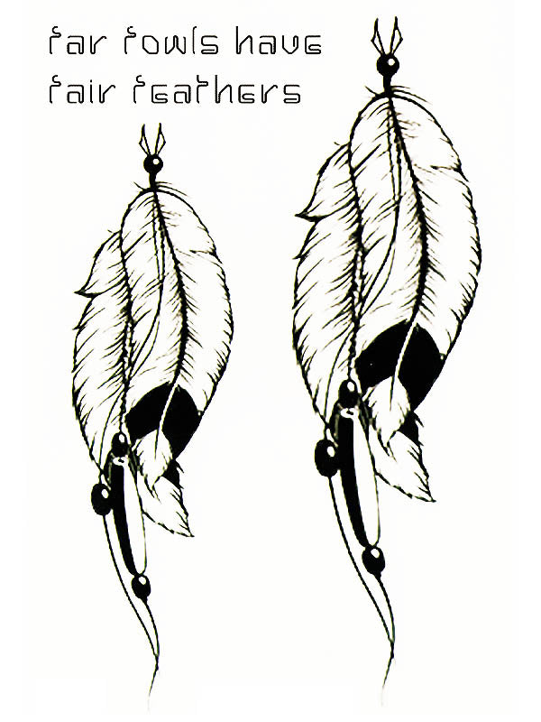 Far Fowls Have Fair Feathers - Tatouage Ephémère - Tattoo Forest
