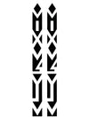 Geometric Tribal Totem - Tatouage Ephémère - Tattoo Forest