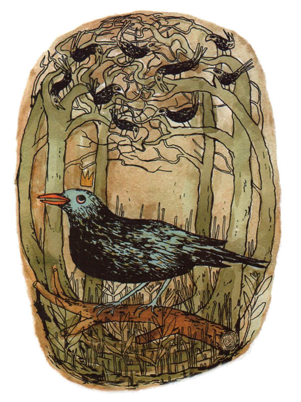 King Bird - Tatouage Ephémère - Tattoo Forest
