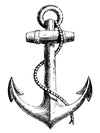 Marine Anchor - Tatouage Ephémère - Tattoo Forest