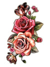 Twin Roses - Tatouage Ephémère - Tattoo Forest