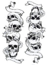 Skulls and Banners