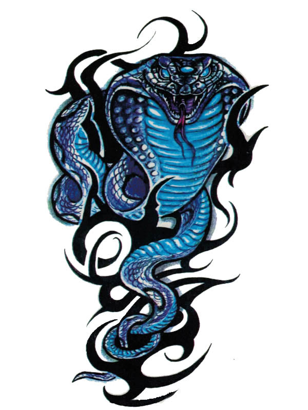 Tribal Blue Cobra