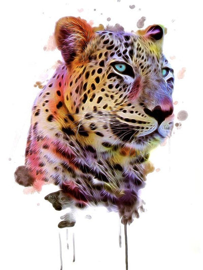 Watercolor Leopard - Tatouage Ephémère - Tattoo Forest