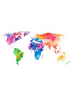 Watercolor Worldmap
