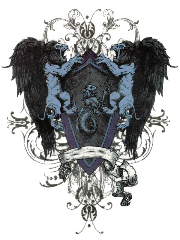 Winged Lions on a Coat of Arms