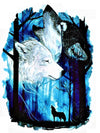 Wolfs Duo - Tatouage Ephémère - Tattoo Forest