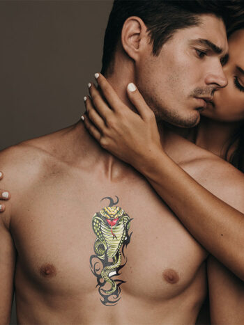 Tatouage Temporaire Tribal Cobra Featured