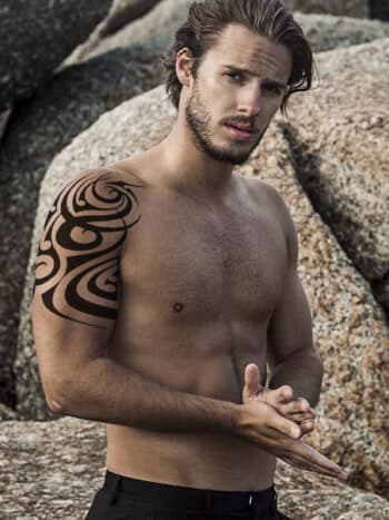 Tatouage Ephemere Maori Noir Et Blanc Feat
