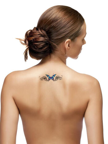 Tatouage Ephemere Papillons Sous Les Seins Feat