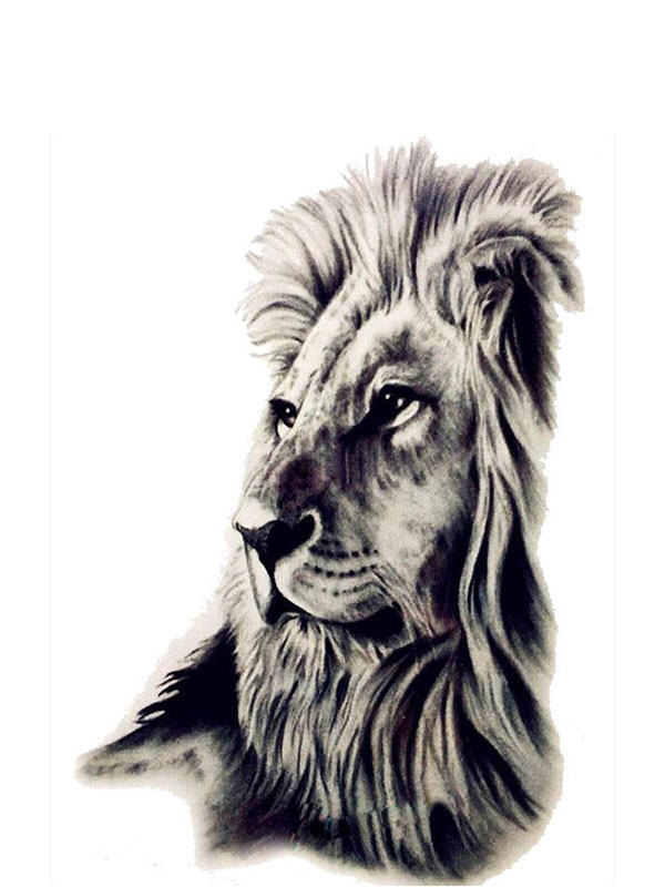 Tatouage Temporaire Lion