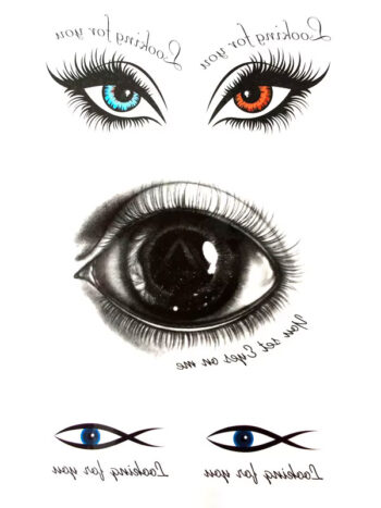 Tatouage Temporaire Les Yeux
