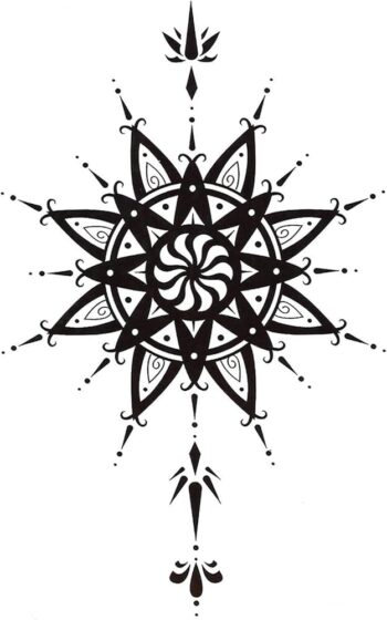 Tatouage Temporaire Lotus Mandala