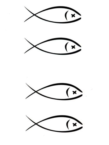 Tatouage Temporaire Poisson Mort