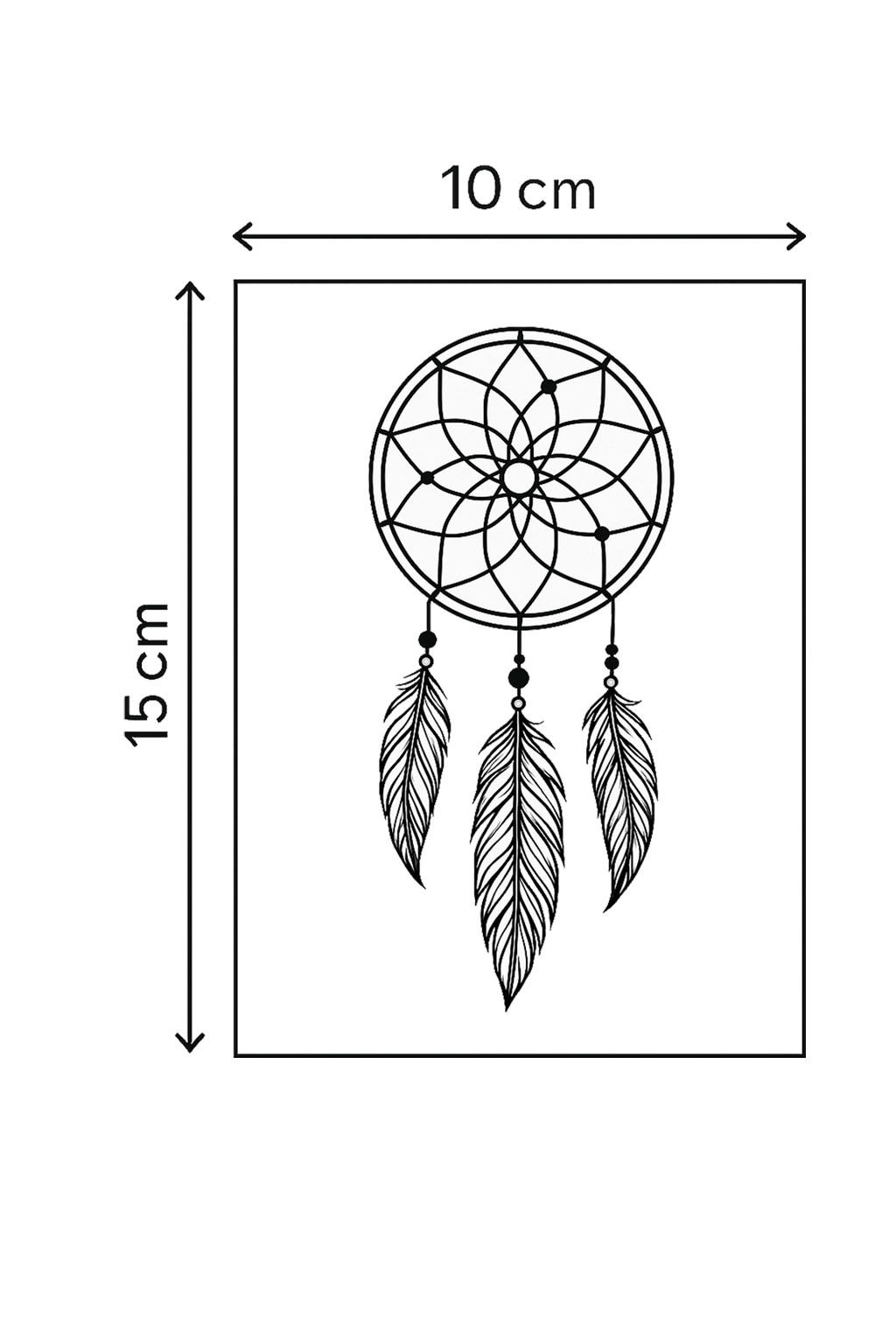 Tatouage Temporaire 10x15cm