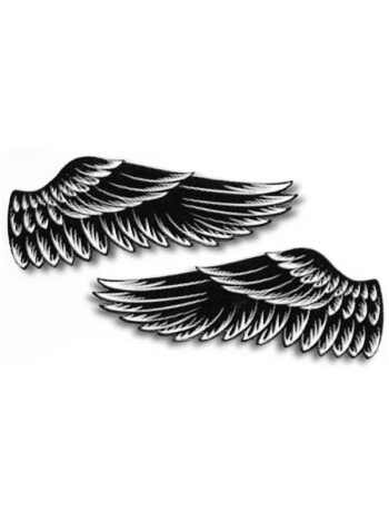 Tattoo-Forest: Tatouage Temporaire Aile Noir Ange