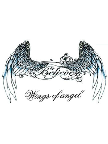 Tattoo-Forest: Tatouage Temporaire Ailes Ange Believe