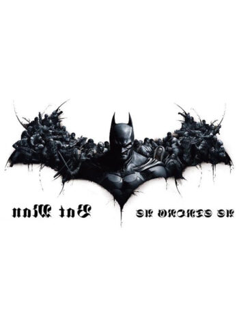 Tattoo-Forest: Tatouage Temporaire Batman Superhero Noir
