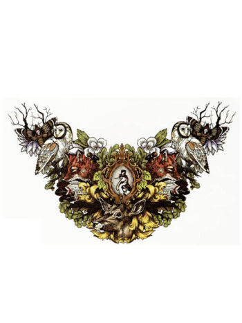 Tattoo-Forest: Tatouage Temporaire Cerf Hibou Foret