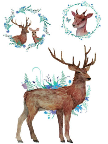 Tattoo-Forest: Tatouage Temporaire Cerf Nature Forest