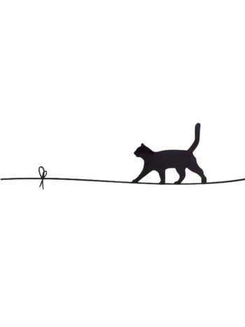 Tattoo-Forest: Tatouage Temporaire Chat Minimaliste Ligne