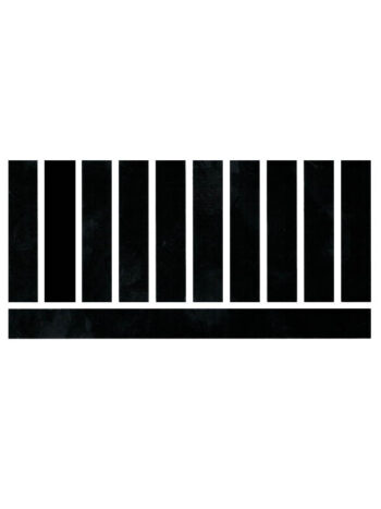 Tattoo-Forest: Tatouage Temporaire Code Barres Minimaliste Noir