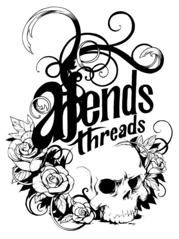 Tattoo-Forest: Tatouage Temporaire Crane Fleurs Typographie