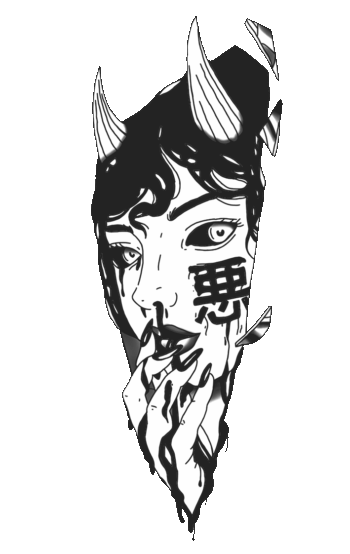 Tattoo-Forest: Tatouage Temporaire Demon Japonais Hannya
