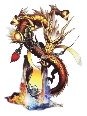 Tattoo-Forest: Tatouage Temporaire Dragon Asiatique Feu