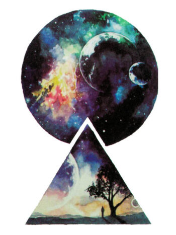 Tattoo-Forest: Tatouage Temporaire Espace Cosmique Univers