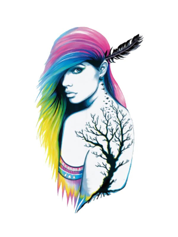 Tatouage Temporaire Femme en Sous-Vêtements