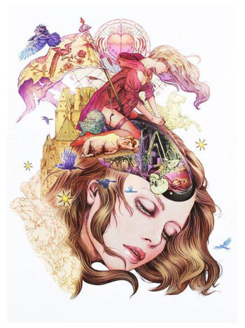 Tattoo-Forest: Tatouage Temporaire Femme Onirique Surrealisme