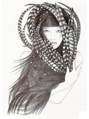 Tattoo-Forest: Tatouage Temporaire Femme Plumes Artistique