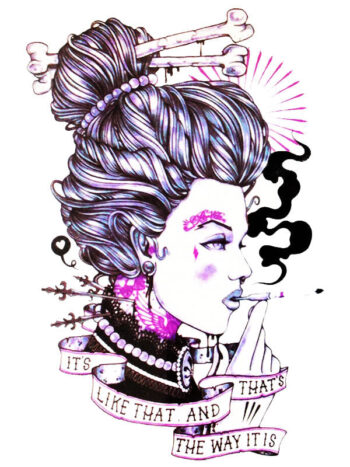 Tattoo-Forest: Tatouage Temporaire Femme Vintage Rock