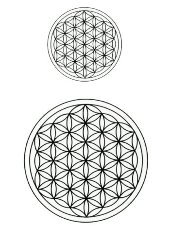 Tattoo-Forest: Tatouage Temporaire Fleur De Vie Geometrique