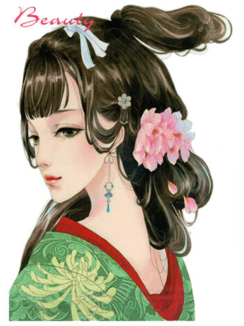 Tattoo-Forest: Tatouage Temporaire Geisha Fleur Japonaise