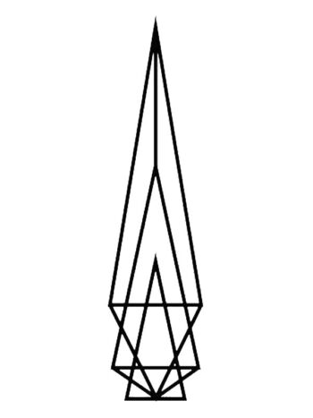 Tattoo-Forest: Tatouage Temporaire Geometrique Minimaliste FlèChe