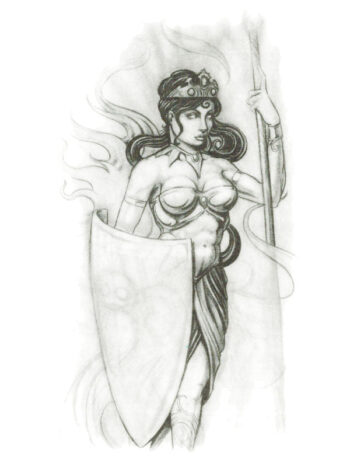 Tattoo-Forest: Tatouage Temporaire Guerriere Fantasy Amazone