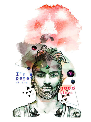 Tattoo-Forest: Tatouage Temporaire Homme Geometrique Artistique