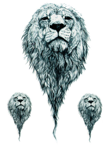 Tattoo-Forest: Tatouage Temporaire Lion Roi Force