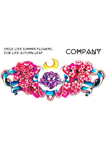 Tattoo-Forest: Tatouage Temporaire Lotus Fleur Lune