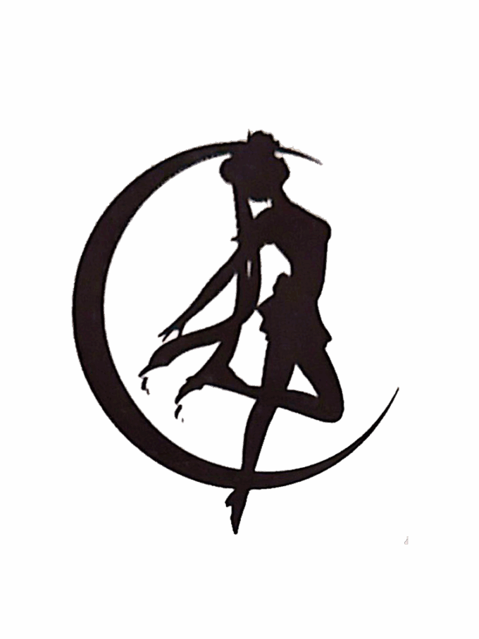 Tattoo-Forest: Tatouage Temporaire Lune Magique Anime