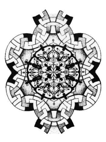 Tattoo-Forest: Tatouage Temporaire Mandala Celtique Noir