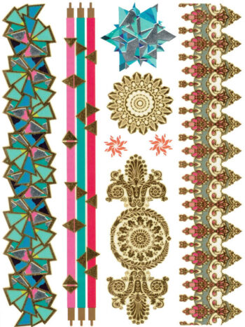 Tattoo-Forest: Tatouage Temporaire Mandala Ethnique Bijou